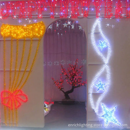 Holiday/Christmas Decoration Lights with 220V AC Voltage, Made of Drip Gum ABS Material